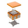 Коробка огнестойкая ОП двухкомпонентная 60-0300-FR2.5-4 Е15-Е120 100х100х50 Промрукав 60-0300-FR2.5-