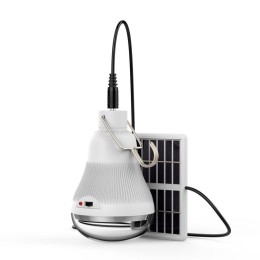 Лампа светодиодная Black 3Вт A60 грушевидная 4000К нейтр. бел. E27 130лм с солнеч. панелью GAUSS 902