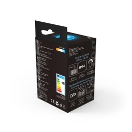 Лампа светодиодная Black 3Вт A60 грушевидная 4000К нейтр. бел. E27 130лм с солнеч. панелью GAUSS 902