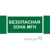 Знак безопасности NPU-3413.E68"Безопасная зона для МГН" Белый свет a19927