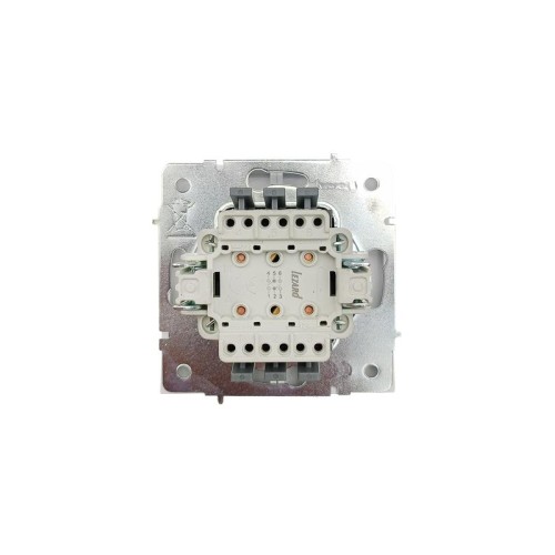 Выключатель проходной 2-кл. СП ZIMA IP20 10А безвинт. зажим бел. LEZARD 704-0288-106QC