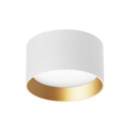 Светильник светодиодный SP-BISCOTTO-R90-8W Warm3300-MIX WH-GD 80deg 230В IP54 8Вт 3300К метал. Arlig