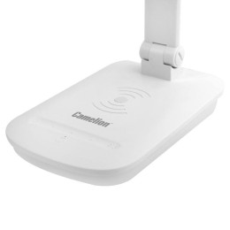 Светильник настольный KD-825 C01 LED 16Вт 230В 360лм 4500К рег. ярк. беспров. заряд. бел. Camelion 1