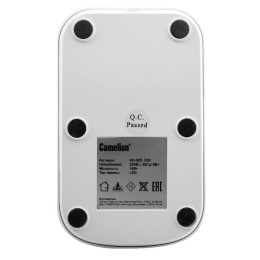 Светильник настольный KD-825 C01 LED 16Вт 230В 360лм 4500К рег. ярк. беспров. заряд. бел. Camelion 1