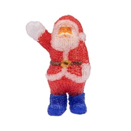 Фигура светодиодная акриловая "Санта Клаус приветствует" 30см 40LED 2Вт 24В IP65 понижающ. трансф. в