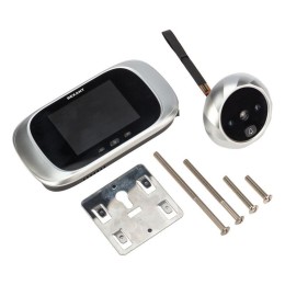 Видеоглазок дверной DV-112 с цветным LCD-дисплеем 2.8дюйм с функцией записи фото и звонком Rexant 45