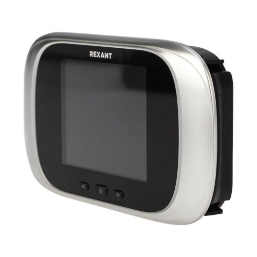 Видеоглазок дверной DV-112 с цветным LCD-дисплеем 2.8дюйм с функцией записи фото и звонком Rexant 45