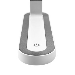 Светильник настольный KD-845 C03 LED 8.5Вт сенс. рег. яркости 3 цветов. темп. сереб.+бел. Camelion 1