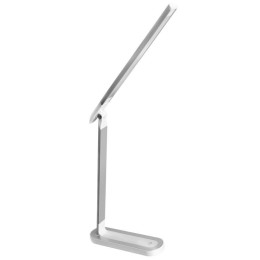 Светильник настольный KD-845 C03 LED 8.5Вт сенс. рег. яркости 3 цветов. темп. сереб.+бел. Camelion 1
