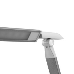 Светильник настольный KD-845 C03 LED 8.5Вт сенс. рег. яркости 3 цветов. темп. сереб.+бел. Camelion 1