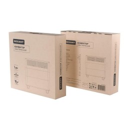 Конвектор электрический с механическим термостатом 1кВт Х-нагревательный элемент ножки Rexant 60-011