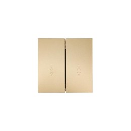 Выключатель проходной 2-кл. СП ZIMA IP20 10А безвинт. зажим зол. LEZARD 704-3688-106QC