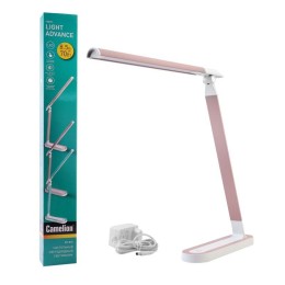 Светильник настольный KD-845 C14 LED 8.5Вт сенс. рег. яркости 3 цветов. темп. розов+бел. Camelion 14
