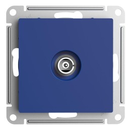 Розетка телевизионная TV AtlasDesign коннектор механизм аквамарин SE ATN001193