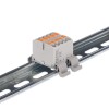 Блок распределительный зажим push-in 10 точек подключения 2.5кв.мм сер. DKC DTP1-010-04SPUG