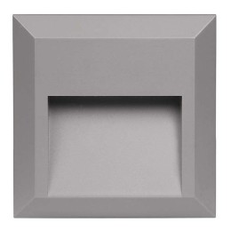 Светильник светодиодный PST/W S124124 2Вт 4000К IP65 накладной для подсветки стен и ступеней GREY Pr