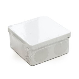 Коробка распределительная ОП для прямого монтажа двухкомпонентная безгалогенная (HF) 80х80х40 Промру