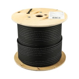 Кабель греющий саморегулирующийся экранированный 24КНС 2ЛТГ-ЭЛ 65/85 UV (24Вт/1м) 200м Rexant 51-025