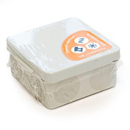 Коробка распределительная ОП для прямого монтажа двухкомпонентная безгалогенная (HF) 100х100х50 Пром