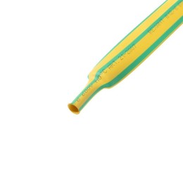 Трубка термоусадочная 12.0/6.0 1м желт./зел. (уп.50шт) Rexant 21-2007