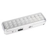 Фонарь-светильник аккумуляторный Accu9-L30-wh аварийный 30SMD яркий 300лм 2ч/эконом 90лм 6ч 220В акк