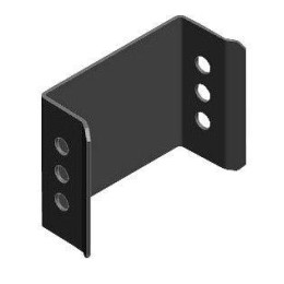 Комплект для скрепления шкафов TTB TTR между собой (4 скобы+16 винтов) (RAL 9004) TB2-KIT-RAL9004 че
