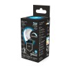 Лампа светодиодная филаментная Black Filament 5Вт P45 шар 4100К нейтр. бел. E27 450лм диммир. GAUSS