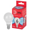 Лампа светодиодная RED LINE LED P45-6W-840-E14 R 6Вт P45 шар 4000К нейтр. бел. E14 Эра Б0052443