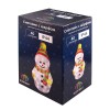 Фигура светодиодная акриловая "Снеговик с шарфом" 30см 40LED 2Вт 24В IP65 понижающ. трансф. в компл.