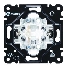 Выключатель 1-кл. Cellia с подсветкой механизм Makel 2200101