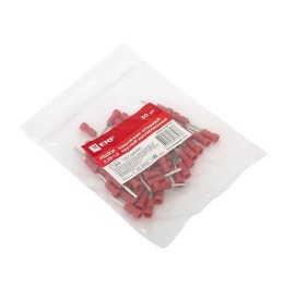 Наконечник штыревой круглый изолированный НШКИ 0.25-1.5 (уп.50шт) EKF nshki-0.25-1.5