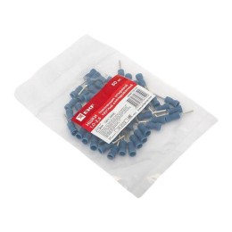 Наконечник штыревой круглый изолированный НШКИ 1.0-2.5 (уп.50шт) EKF nshki-1.0-2.5