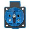 Розетка панельная 112 скрытая 2P+PЕ 16А 220В IP44 с защ. крышкой  EKF ps-112-16-220