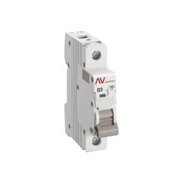 Выключатель автоматический модульный 1п D 3А 10кА AV-10 AVERES EKF mcb10-1-03D-av