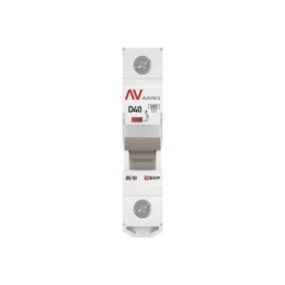 Выключатель автоматический модульный 1п D 40А 10кА AV-10 AVERES EKF mcb10-1-40D-av