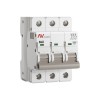 Выключатель автоматический модульный 3п B 40А 10кА AV-10 AVERES EKF mcb10-3-40B-av