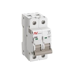 Выключатель автоматический модульный 2п D 16А 6кА AV-6 AVERES EKF mcb6-2-16D-av