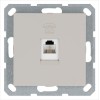 Розетка телефонная 1-м RJ11 механизм тауп JasmartG6101T