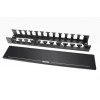 Организатор кабельный с крышкой 19дюйм 2U CM-2U-MLF-COV метал. Hyperline 483112