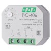 Реле времени PO-406 8А 230В 1НО IP20 задержка выключ./управ. контактом монтаж в коробку d-60мм F&F E