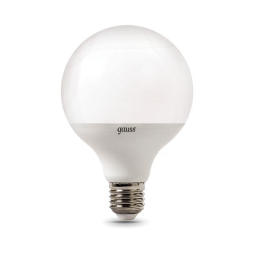 Лампа светодиодная Black 16Вт G95 шар 6500К холод. бел. E27 1540лм GAUSS 105102316