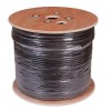 Кабель витая пара U/UTP CAT 5е PE 10PR 24AWG OUTDOOR SOLID черн. (уп.305м) Rexant 01-1121-R