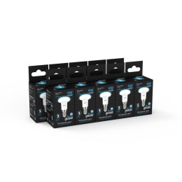 Лампа светодиодная Black 4Вт R39 рефлектор 6500К холод. бел. E14 370лм GAUSS 106001304