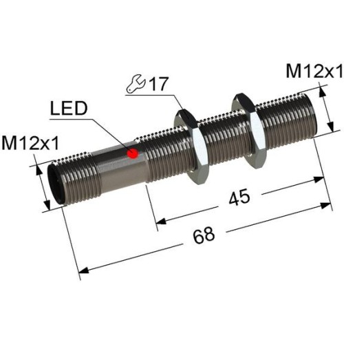 Выключатель бесконтактный PS2-12M68-4B11-C4 Реле и Автоматика A8010-34127142
