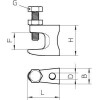 Комплект креп. с резьбой FL2-G M10 TG OBO 1488082