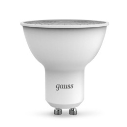 Лампа светодиодная Black 9Вт MR16 софит 6500К холод. бел. GU10 830лм GAUSS 101506309