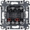 Переключатель 2-кл. СП Valena Life 10А IP20 250В с лицев. панелью безвинтов. зажимы механизм бел. Le