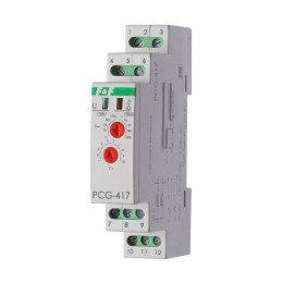 Реле времени PCG-417 2х8А 230В 2НО IP20 звезда-треугольник для пуска электродвиг. монтаж на DIN-рейк