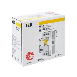 Выключатель дифференциального тока (УЗО) 2п 32А 30мА тип A ВД1-63 KARAT IEK MDV11-2-032-030