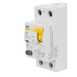 Выключатель дифференциального тока (УЗО) 2п 50А 100мА тип ACS ВД1-63S KARAT IEK MDV12-2-050-100